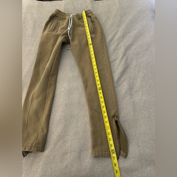 MILANO DI ROUGE Robbie Lux Stretch Sweatpant Zipper up Ankle Size Small - Picture 9 of 12